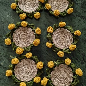 Coasters - Yellow Roses